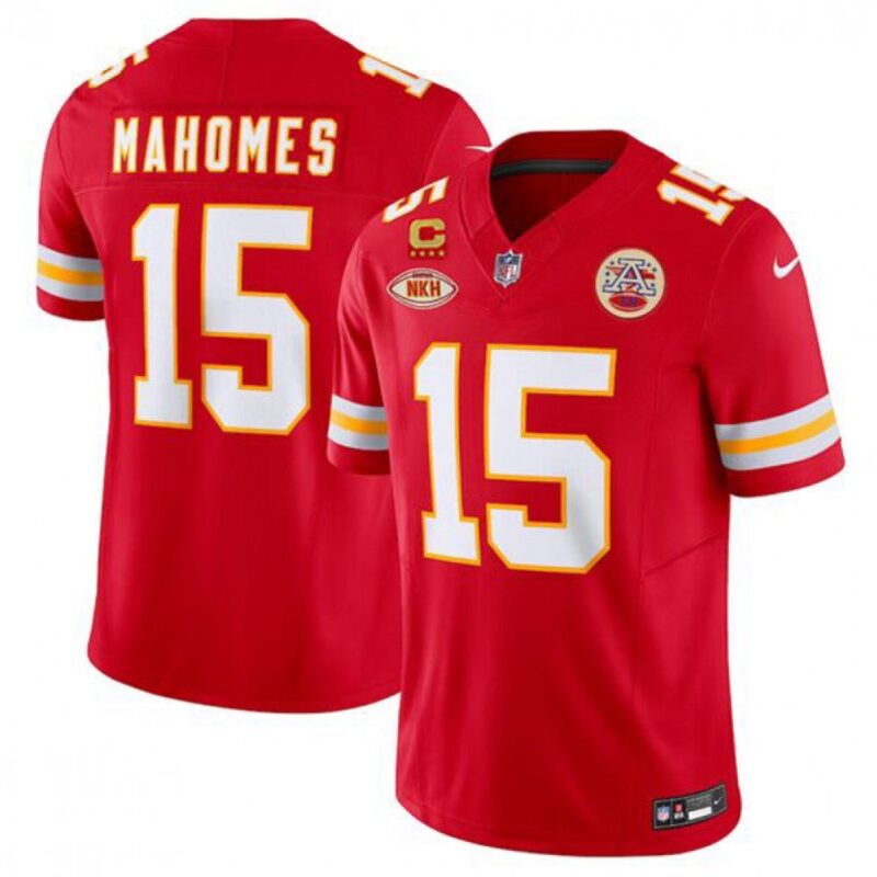 68628532f3cc4_1 Men's Kansas City Chiefs #15 Patrick Mahomes Red 2024 F.U.S.E. With "NKH" Patch And 4-star C Patch Vapor Untouchable Limited Stitched Jersey