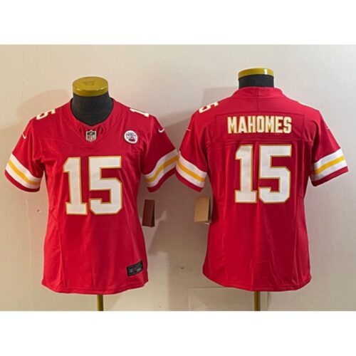 686285434661e_1 Women's Kansas City Chiefs #15 Patrick Mahomes Red 2023 F.U.S.E. Vapor Untouchable Limited Stitched Jersey(Run Small)