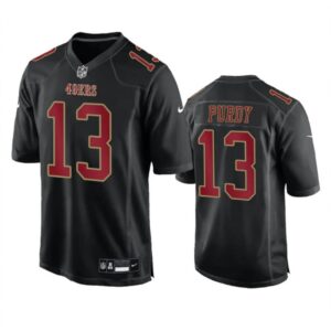 6862855880bc3_1 Men's San Francisco 49ers #13 Brock Purdy Black Fashion Limited Stitched Football Game Jersey