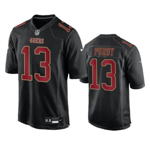6862855880bc3_1 Men's San Francisco 49ers #13 Brock Purdy Black Fashion Limited Stitched Football Game Jersey