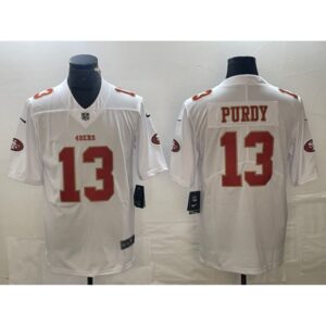 686285638e35c_1 Men's San Francisco 49ers #13 Brock Purdy White Vapor Untouchable Limited Stitched Jersey