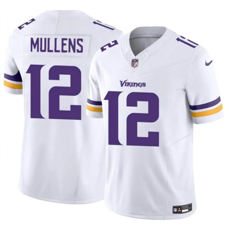 686285cfa13bf_1 Men's Minnesota Vikings #12 Nick Mullens White 2023 F.U.S.E. Vapor Untouchable Limited Stitched Jersey