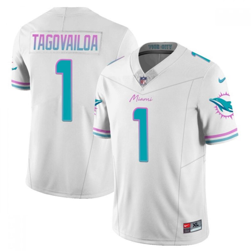 6862861bd5e0a_1 Men's Miami Dolphins #1 Tua Tagovailoa White 2023 F.U.S.E Alternate Vapor Limited Stitched Football Jersey