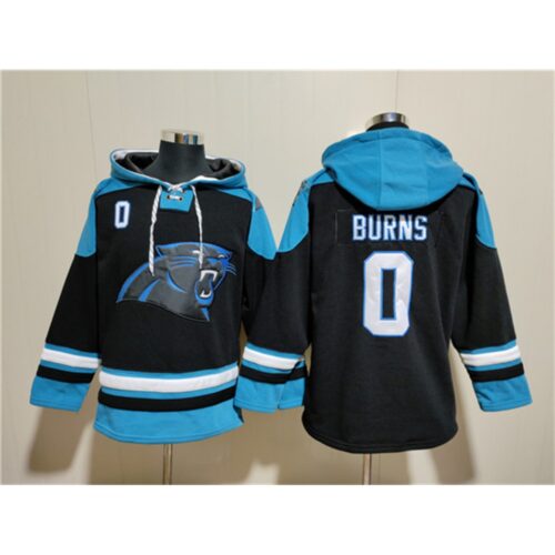 686286431af20_1 Men's Carolina Panthers #0 Brian Burns Black Ageless Must-Have Lace-Up Pullover Hoodie