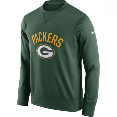 6862a19025f1b_1 Men's Green Bay Packers Green Sideline Circuit Performance Sweatshirt