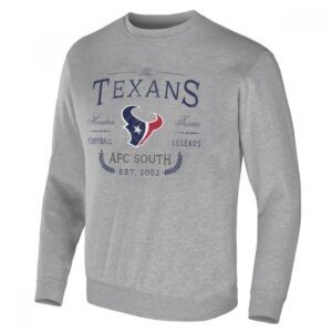 6862a1fc59c9f_1 Men's Houston Texans Gray Darius Rucker Collection Pullover Sweatshirt