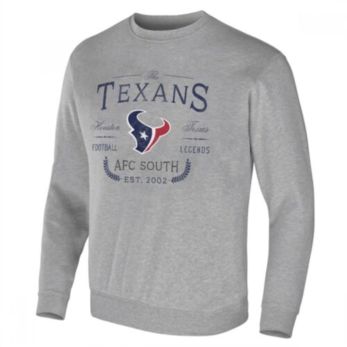 6862a1fc59c9f_1 Men's Houston Texans Gray Darius Rucker Collection Pullover Sweatshirt