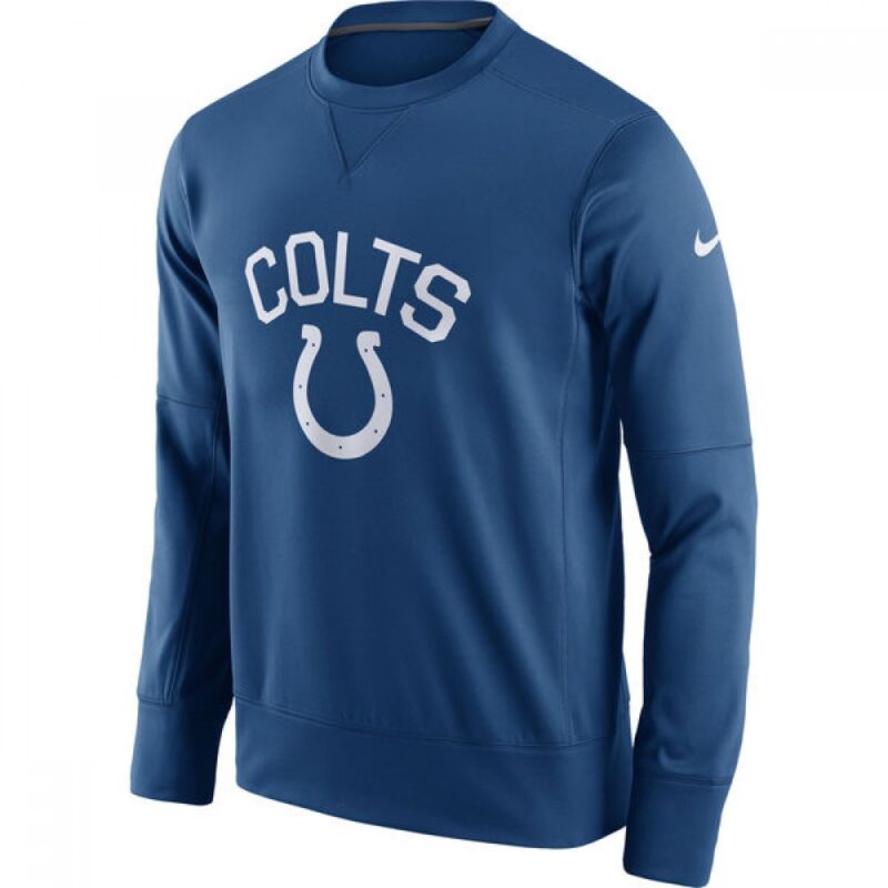 6862a209c4033_1 Men's Indianapolis Colts 2019 Royal Sideline Circuit Performance Sweatshirt