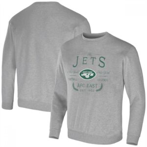 6862a216eee95_1 Men's New York Jets Gray Darius Rucker Collection Pullover Sweatshirt