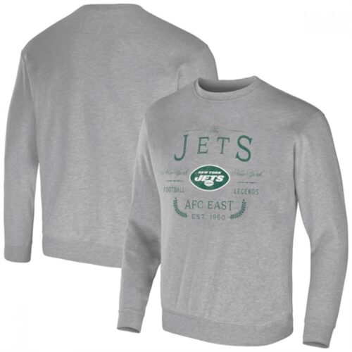 6862a216eee95_1 Men's New York Jets Gray Darius Rucker Collection Pullover Sweatshirt