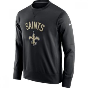 6862a223a2252_1 Men's New Orleans Saints Black Sideline Circuit Performance Sweatshirt