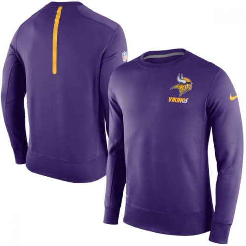 6862a26a98860_1 Men's Minnesota Vikings 2019 Purple Sideline Circuit Performance Sweatshirt