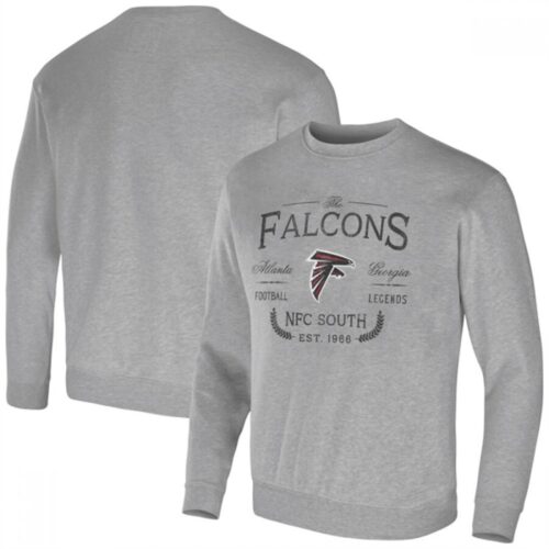 6862a3e819672_1 Men's Atlanta Falcons Gray Darius Rucker Collection Pullover Sweatshirt