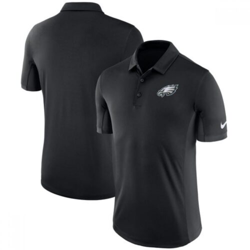 6862a5a126617_1 Men's Philadelphia Eagles Black Evergreen Polo