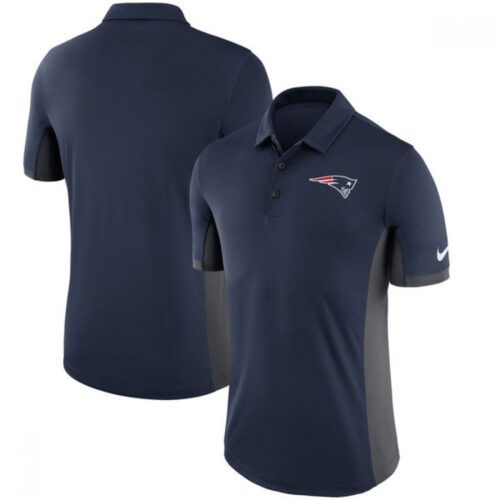 6862a61b9fd27_1 Men's New England Patriots Navy Evergreen Polo