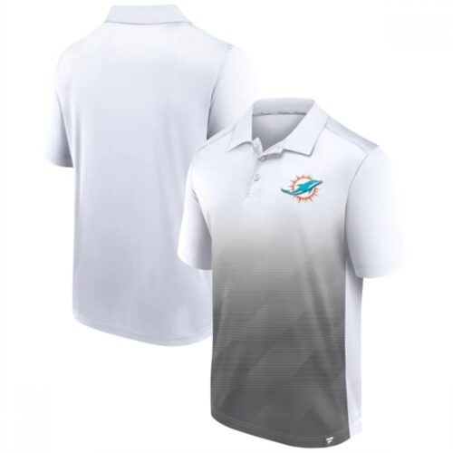 6862a63b5b5b6_1 Men's Miami Dolphins White/Grey Iconic Parameter Sublimated Polo