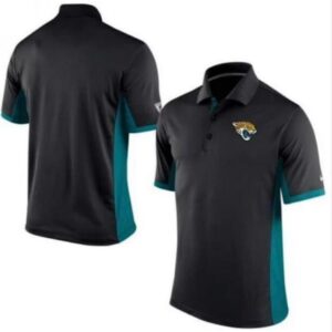 6862a647e940e_1 Men's Jacksonville Jaguars Black Performance Polo