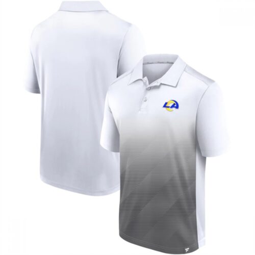 6862a65611999_1 Men's Los Angeles Rams White/Grey Iconic Parameter Sublimated Polo