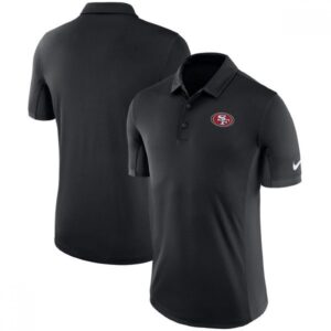 6862a6617550f_1 Men's San Francisco 49ers Black Evergreen Polo
