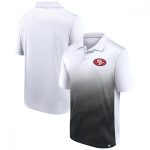 6862a66689922_1 Men's San Francisco 49ers White/Black Iconic Parameter Sublimated Polo