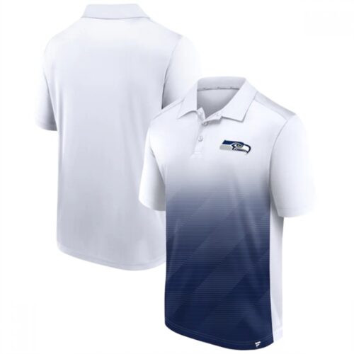 6862a66f0da77_1 Men's Seattle Seahawks White/Navy Iconic Parameter Sublimated Polo