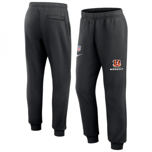 6862a69143654_1 Men's Cincinnati Bengals Black Chop Block Fleece Sweatpants