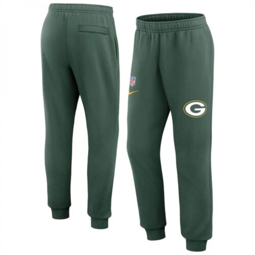 6862a6a216fe8_1 Men's Green Bay Packers Green Chop Block Fleece Sweatpants