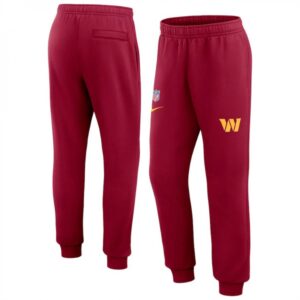 6862a6e5eb8ce_1 Men's Washington Commanders Burgundy Chop Block Fleece Sweatpants