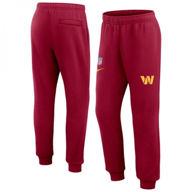 6862a6e5eb8ce_1 Men's Washington Commanders Burgundy Chop Block Fleece Sweatpants