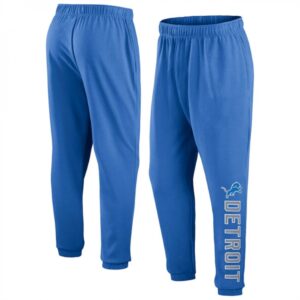 6862a716a388f_1 Men's Detroit Lions Blue Chop Block Fleece Sweatpants