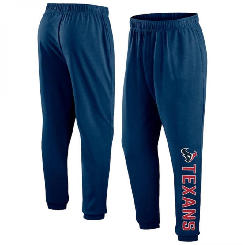 6862a71d4e610_1 Men's Houston Texans Navy/Blue From Tracking Sweatpants