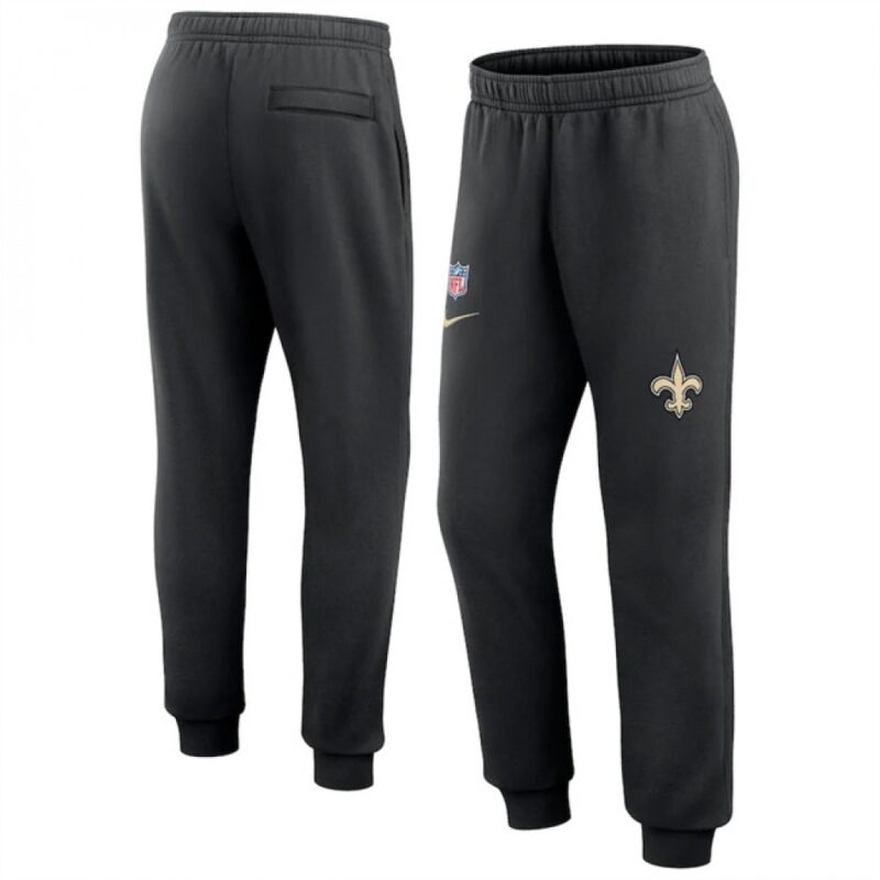 6862a75e7a017_1 Men's New Orleans Saints Black From Tracking Sweatpants