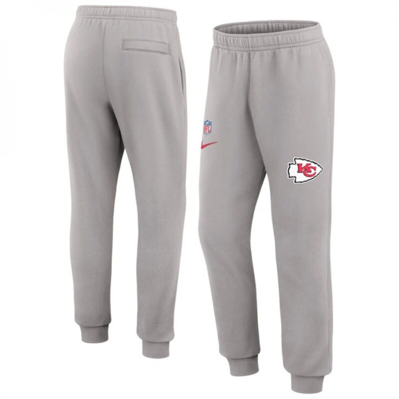 6862a798cb123_1 Men's Kansas City Chiefs Grey Chop Block Fleece Sweatpants