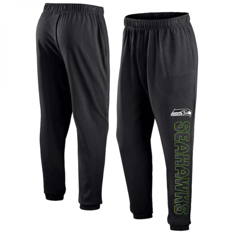 6862a7c754a2d_1 Men's Seattle Seahawks Black From Tracking Sweatpants