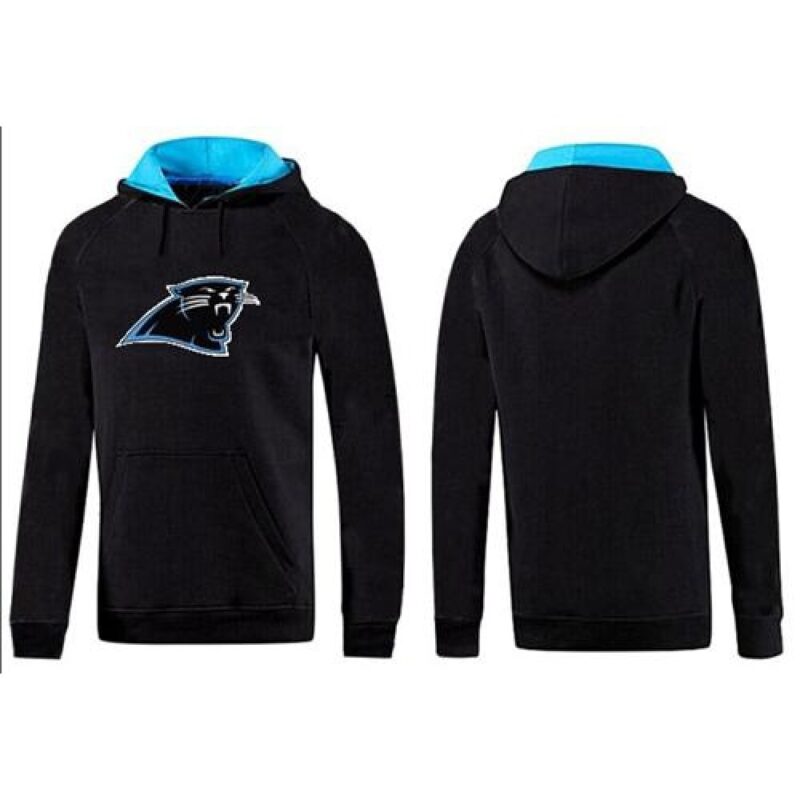 6862a8ea3b5ed_1 Carolina Panthers Logo Pullover Hoodie Black & Blue
