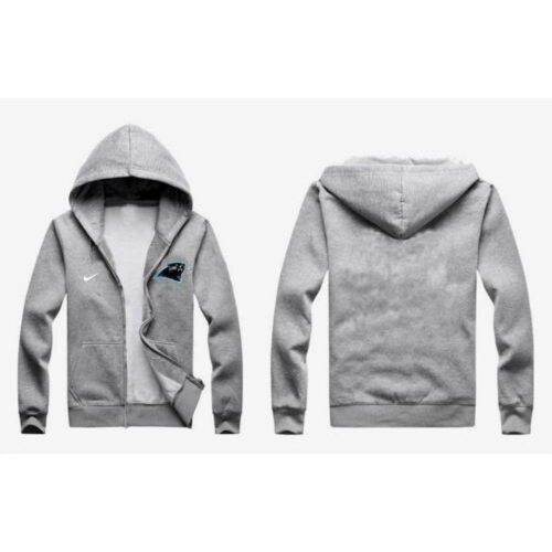 6862a909cf98c_1 Carolina Panthers Authentic Logo Hoodie Grey