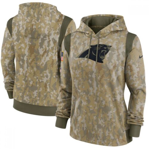 6862aab89bf84_1 Women's Carolina Panthers 2021 Camo Salute To Service Therma Performance Pullover Hoodie(Run Small)