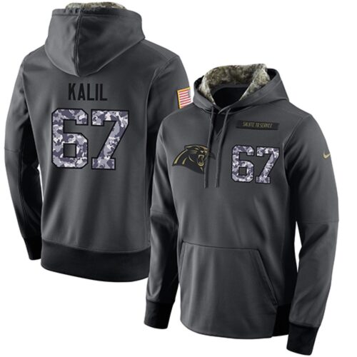 6862abcb6c54e_1 NFL Men's Carolina Panthers #67 Ryan Kalil Stitched Black Anthracite Salute to Service Player Performance Hoodie