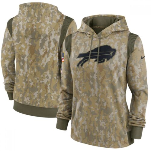 6862ad1bba387_1 Women's Buffalo Bills 2021 Camo Salute To Service Therma Performance Pullover Hoodie(Run Small)