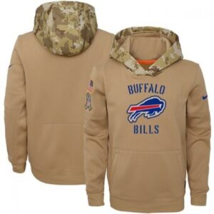 6862ad4d58d80_1 Youth Buffalo Bills Khaki 2019 Salute to Service Therma Pullover Hoodie