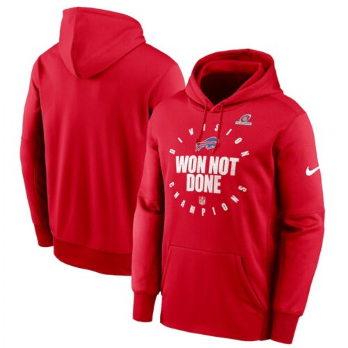 6862af022e9fa_1 Men's Buffalo Bills 2020 Red AFC East Division Champions Trophy Collection Pullover Hoodie
