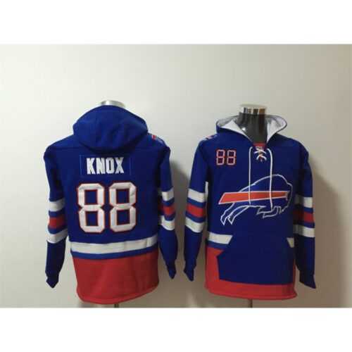 6862af15701f0_1 Men's Buffalo Bills #88 Dawson Knox Royal Ageless Must-Have Lace-Up Pullover Hoodie