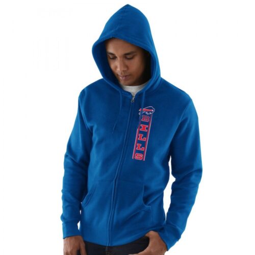 6862af1925e8b_1 Men's Buffalo Bills Royal Hook and Ladder Full-Zip NFL Hoodie