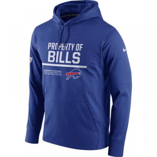 6862af25e0c77_1 Men's Buffalo Bills Royal Circuit Property Of Performance Pullover Hoodie