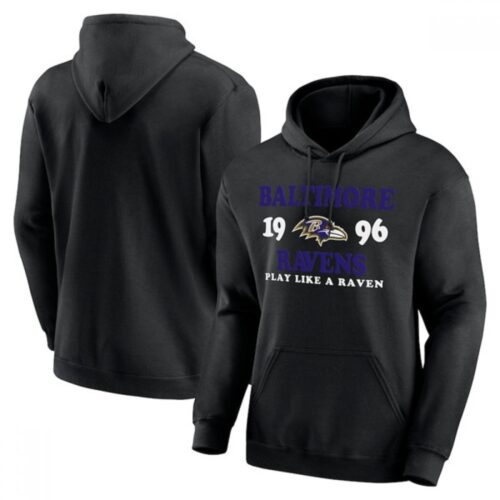 6862af7b8d7ce_1 Men's Baltimore Ravens Black Fierce Competitor Pullover Hoodie