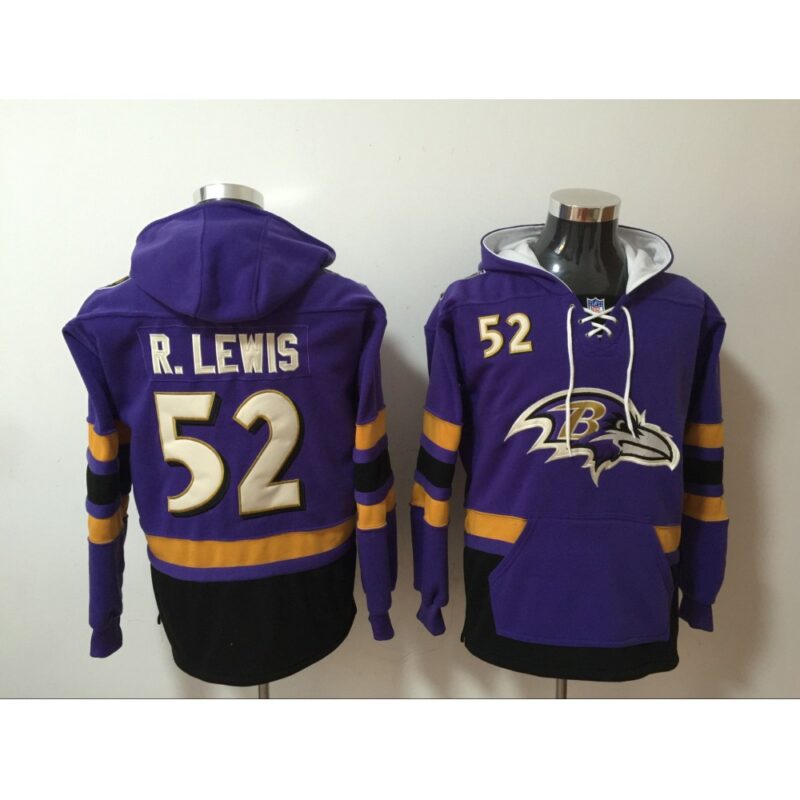 6862b02e19d71_1 Men's Baltimore Ravens #52 Ray Lewis Purple All Stitched NFL Hoodie Sweatshirt