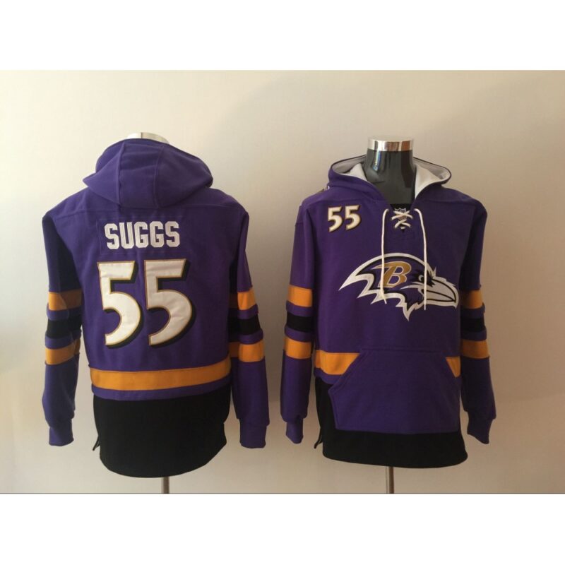 6862b031c1080_1 Men's Baltimore Ravens #55 Terrell Suggs Purple All Stitched NFL Hoodie Sweatshirt
