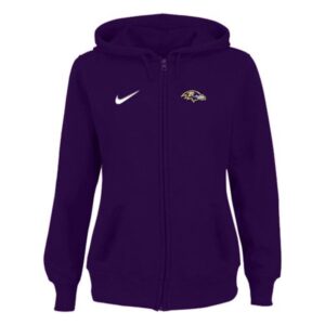 6862b0d4846e9_1 Women's Baltimore Ravens Stadium Rally Full Zip Hoodie Purple