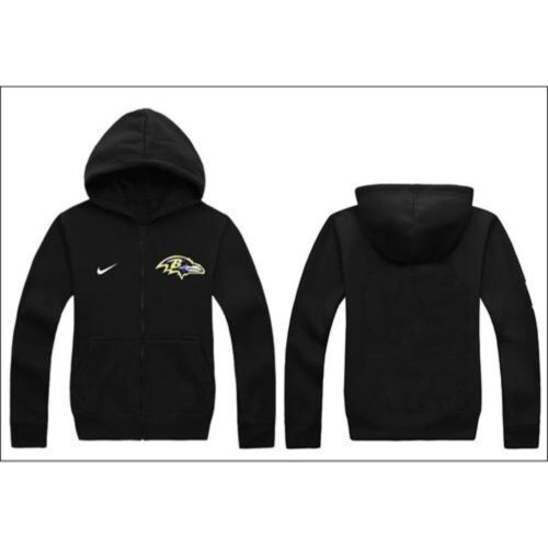 6862b1018d8c9_1 Baltimore Ravens Authentic Logo Hoodie Black
