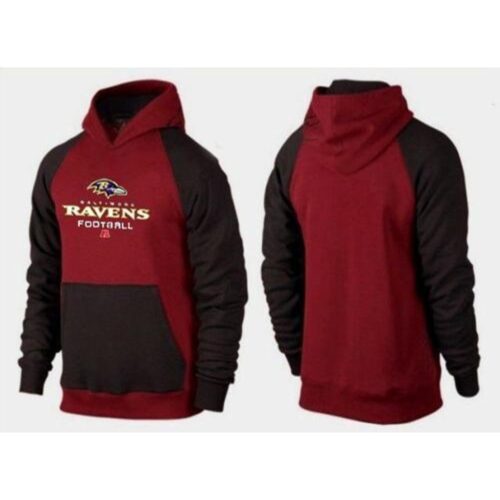 6862b104af795_1 Baltimore Ravens Critical Victory Pullover Hoodie Burgundy Red & Black
